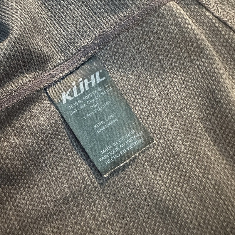 Kuhl Engineered Crew Shirt XL Charcoal Gray Performance Hiking Athletic Outdoor gallery