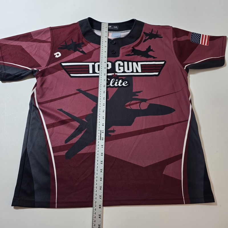 Top Gun Movie Baseball Jersey USA Made Men’s Large gallery