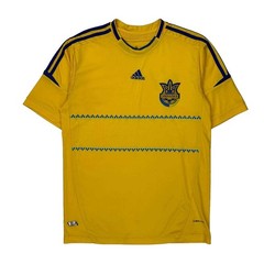UKraine Adidas 2011-13 Home Football Shirt – XL Yellow Polyester