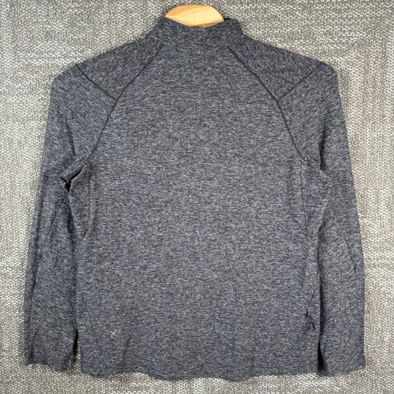 Lululemon 1/2 Zip Mens Metal Vent Tech XL Gray Heathered Pullover Running Surge gallery