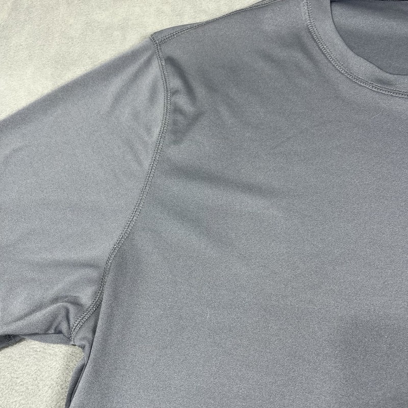 Alo Yoga CoolFit Shirt Adult 2XL XXL Gray Performance Stretch Workout Gym Mens gallery