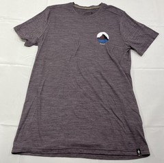 Smartwool Men’s Merino Wool Sport 150 Two Peaks Graphic Tee Medium Base Layer