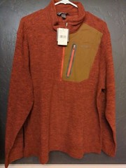 Eddie Bauer Men’s Cloud Layer Pro 1/4-Zip Pullover XL Burgundy (Color- Eggplant)