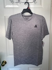 REEBOK Mens Classic Core SLEET GRAY SS T-Shirt NEW Size M
