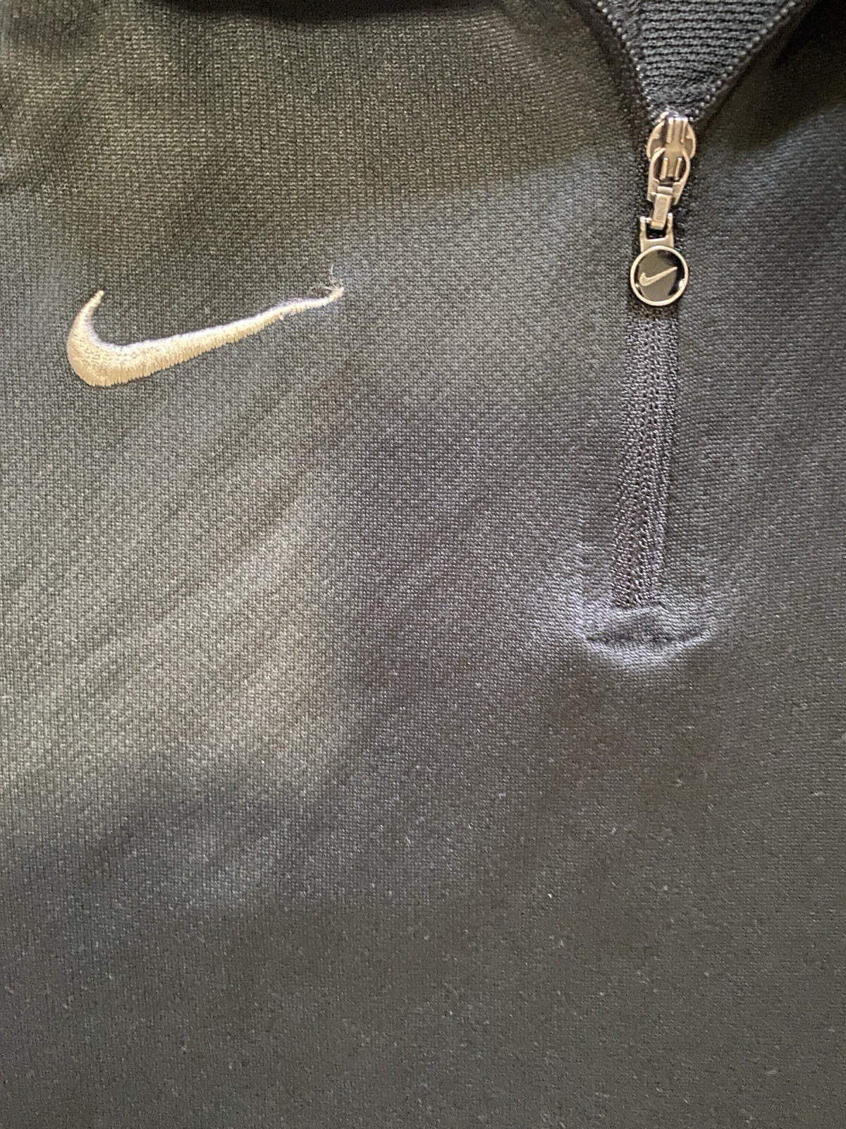 Nike Dri-FIT Men's S 1/4 Zip Pullover Long Sleeve Black gallery