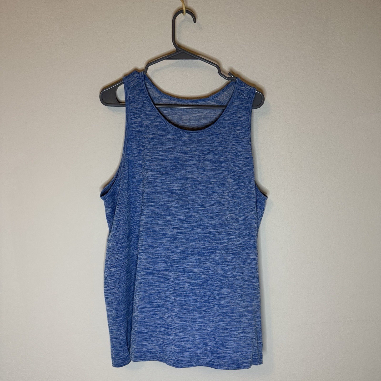 Lululemon Men Tank Top Blue Heather Ventilated Athletic Medium Estimated YT-1079 gallery
