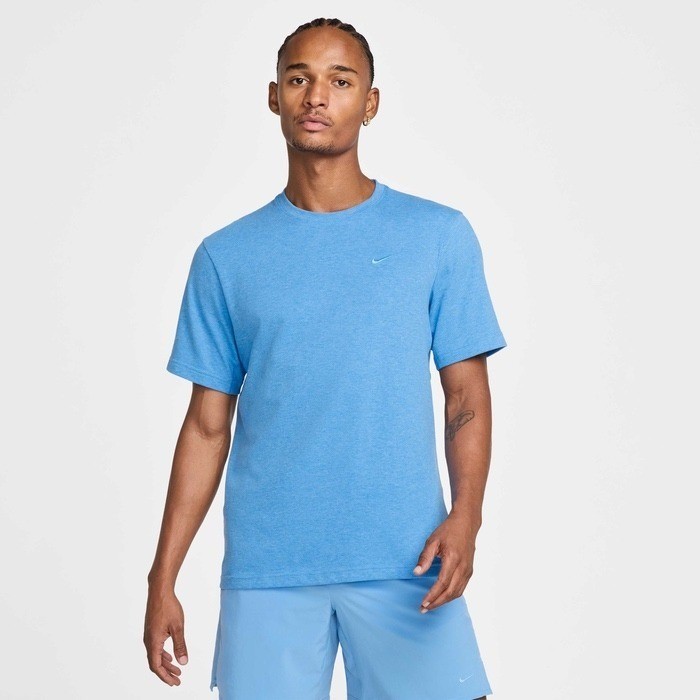 Nike Mens Dri-FIT Primary Training T-Shirt Blue Heather DV9831-412 Medium NWT gallery