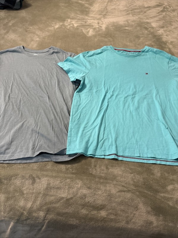 Men’s Bundle 4 Tshirts Size Medium Nike Tommy Hilfiger Champion Sonoma gallery