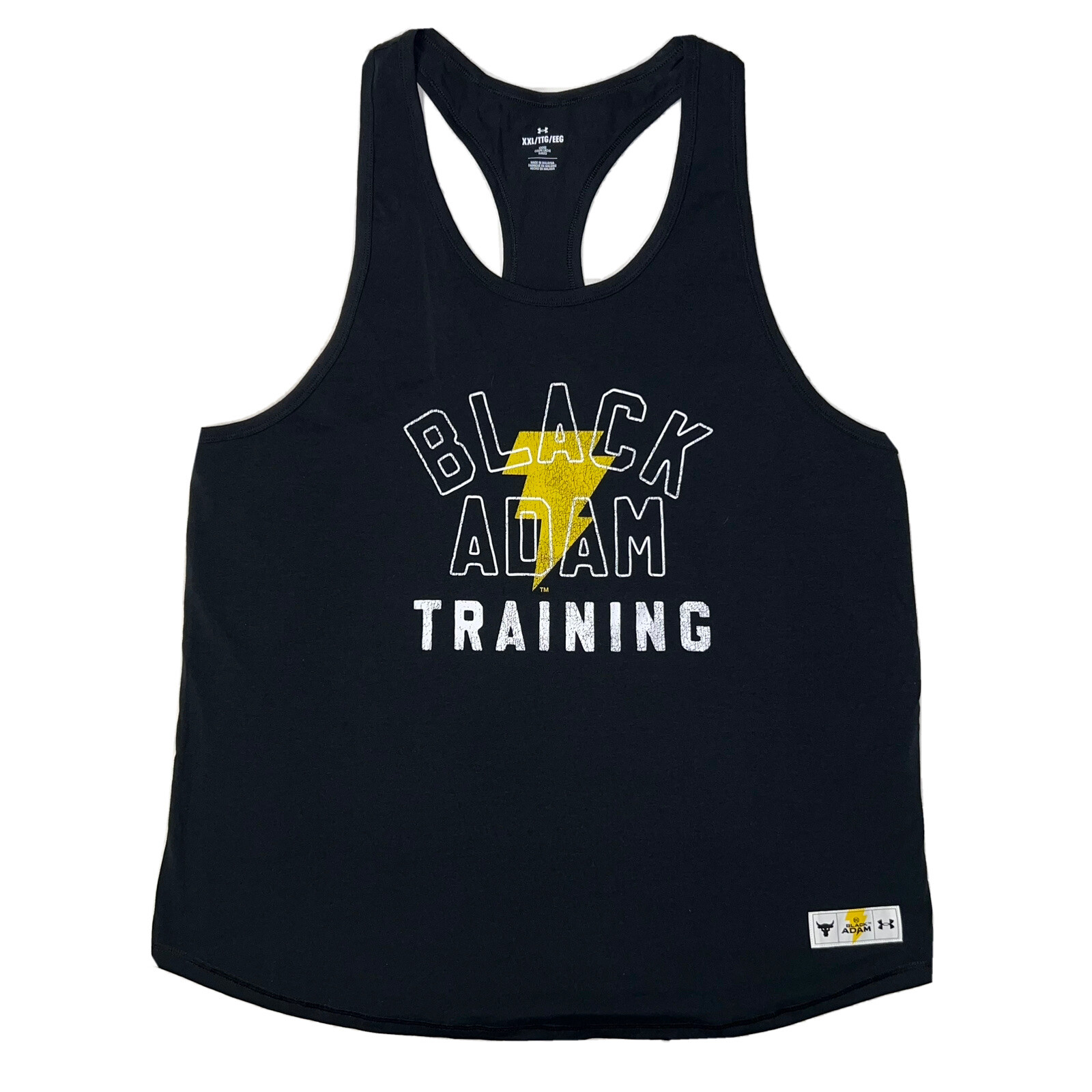 Project Rock Black Adam Under Armour Tank Shirt 1377756 001 Size 2XL XXL NWT gallery