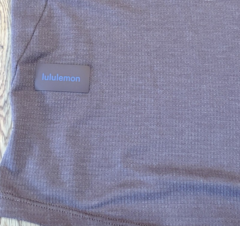 Lululemon Men’s Ventilated Hiking Shirt Short Sleeves Dark Oxide Large gallery