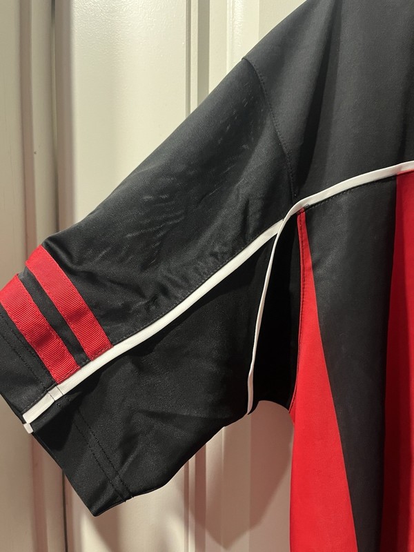 Street Wear Jordan Craig JC Rare Black Red Jersey XL Grunge Y2K Soccer VTG Shirt gallery