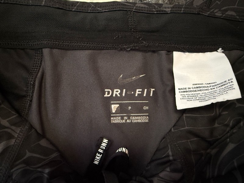 Men's Size Small Nike Power Tech Rostarr Running Tights 808626 060 Anthracite gallery