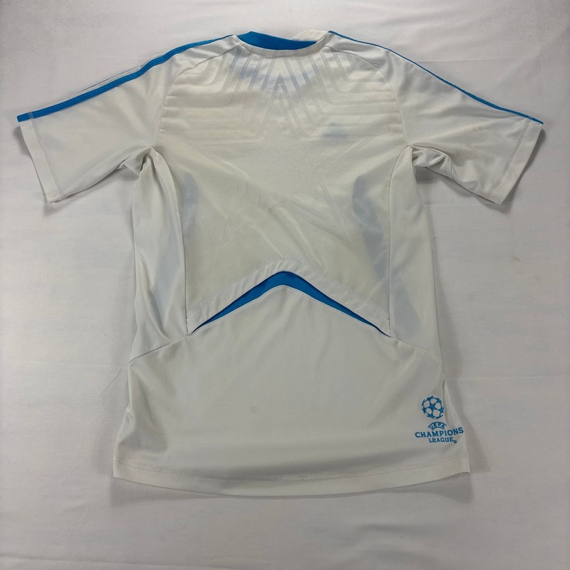 Adidas ClimaCool Mens White Blue Soccer Jersey Athletic Tee Size M Training gallery