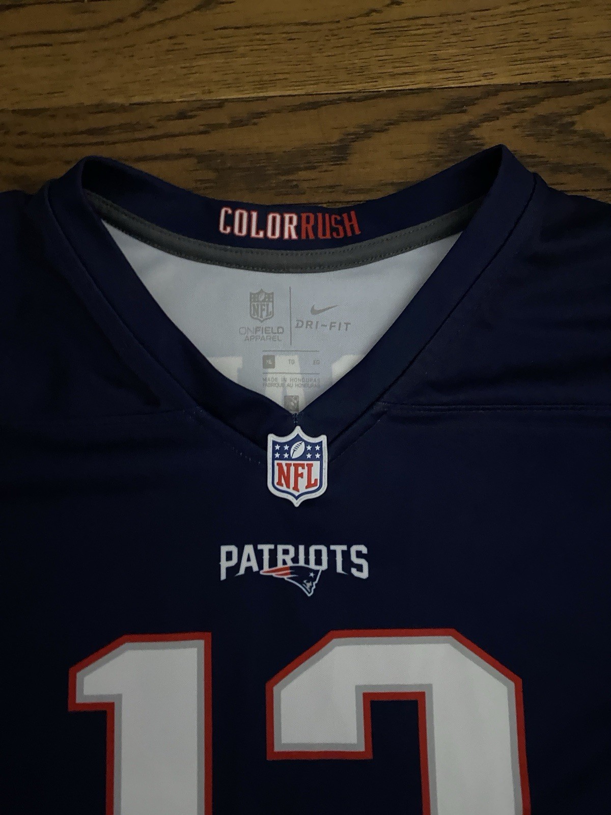 Nike On Field Tom Brady New England Patriots #12 Youth XLarge Jersey NFL gallery