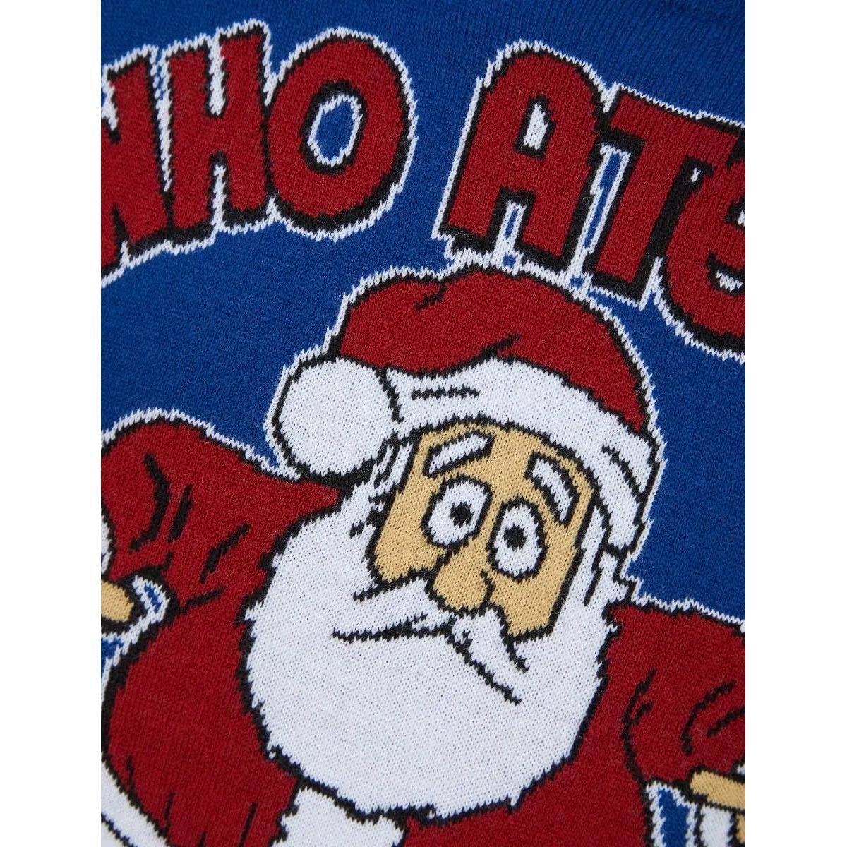 Christmas Who Ate All The Pies Mens Jumper Blue Stylish Long Sleeve Breathable gallery
