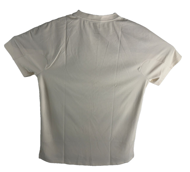 Nike Court Slam Dri-FIT ADV Tennis Top Pale Ivory Black Men`s Size XL FZ6934-110 gallery