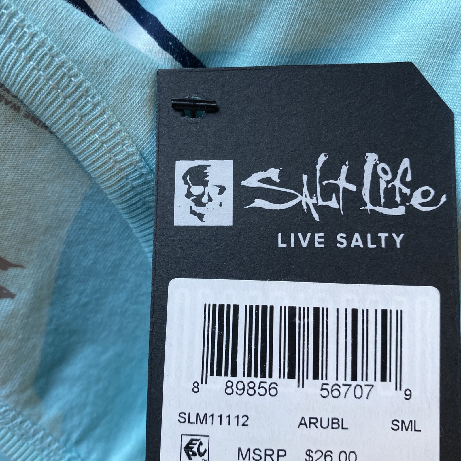 Salt Life Men’s Aqua Reel Escape Tank Top NWT Size S gallery