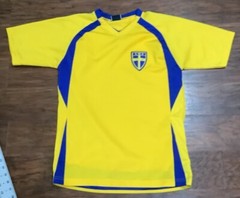 Sverige Sweden Football Soccer Jersey Shirt Mens Size S Yellow And Blue