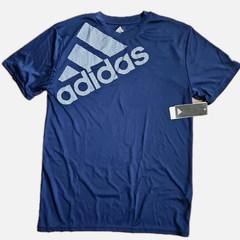 Adidas Men’s T-Shirt 3S Logo Graphic Athletic Short Sleeve Shirt Navy Med..