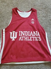 NWT A1 Mens Adidas x Eric Emanuel INDIANA HOOSIERS REVERSIBLE BASKETBALL JERSEY