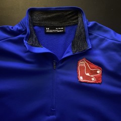 Under Armour Red Sox Men’s Shirt XL Blue Heathered 1/4 Zip Pullover Long Sleeve