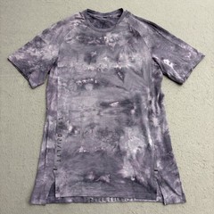 Lululemon Always Agile Short Sleeve T Shirt Purple Tie-Dye Mens Medium Gym
