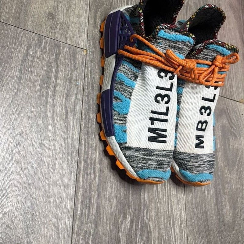 adidas Pharrell Williams 8.5 x NMD Human Race Trail Solar Pack - Orange BB9528 gallery