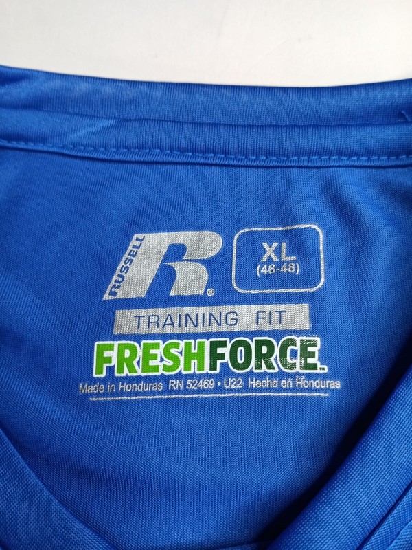 Russell Athletic Shirt Men's XL (46-48) Core Long Sleeve Performance Tee Blue gallery