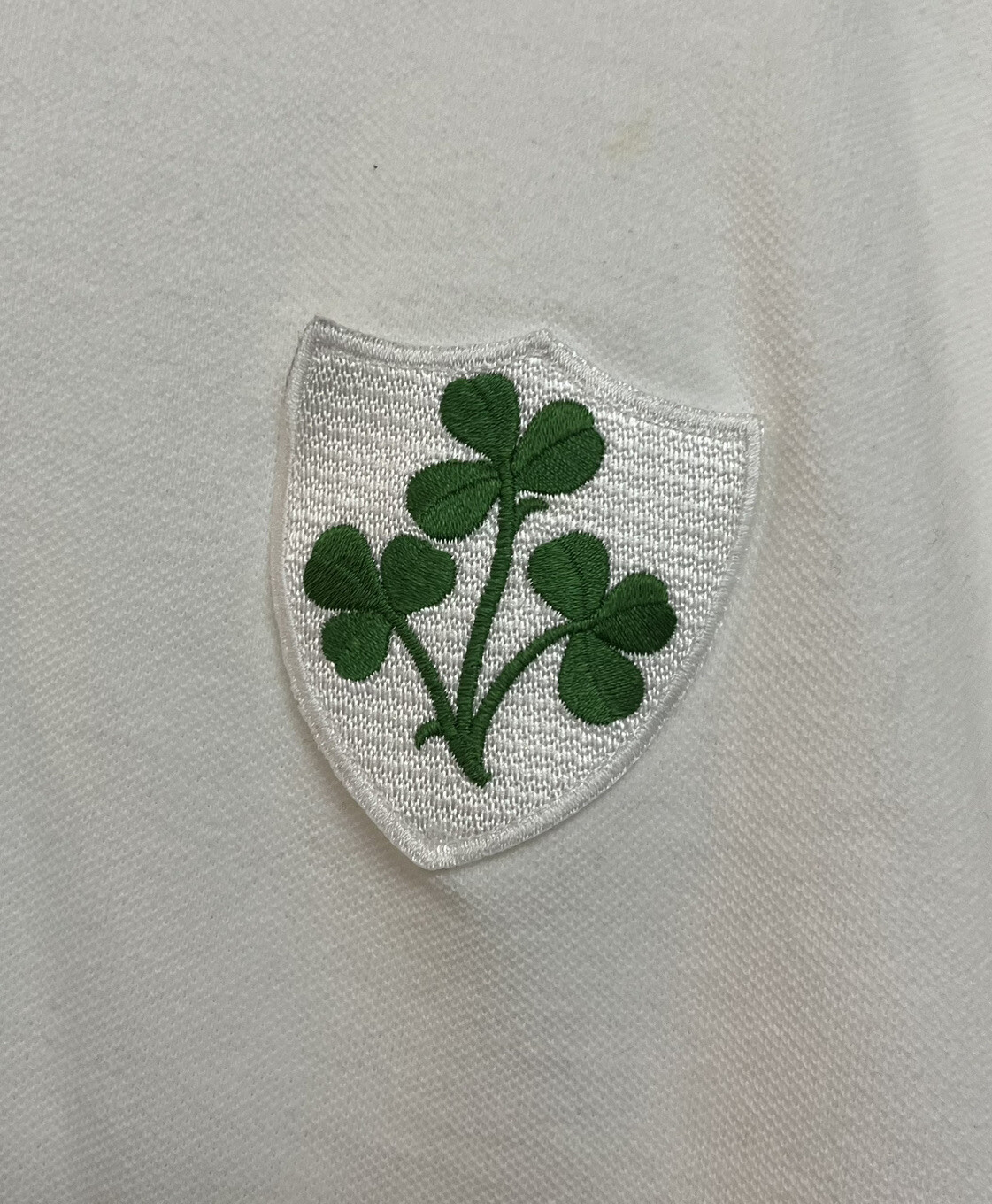 Lansdowne Ireland Rugby White Short Sleeve Collared Shirt Size XL gallery