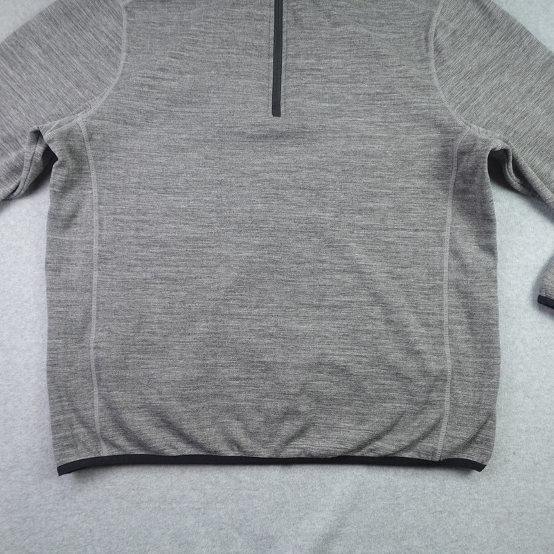 Avalanche Pullover Mens Large Gray Athletic 1/4 Zip Hiking Activewear gallery