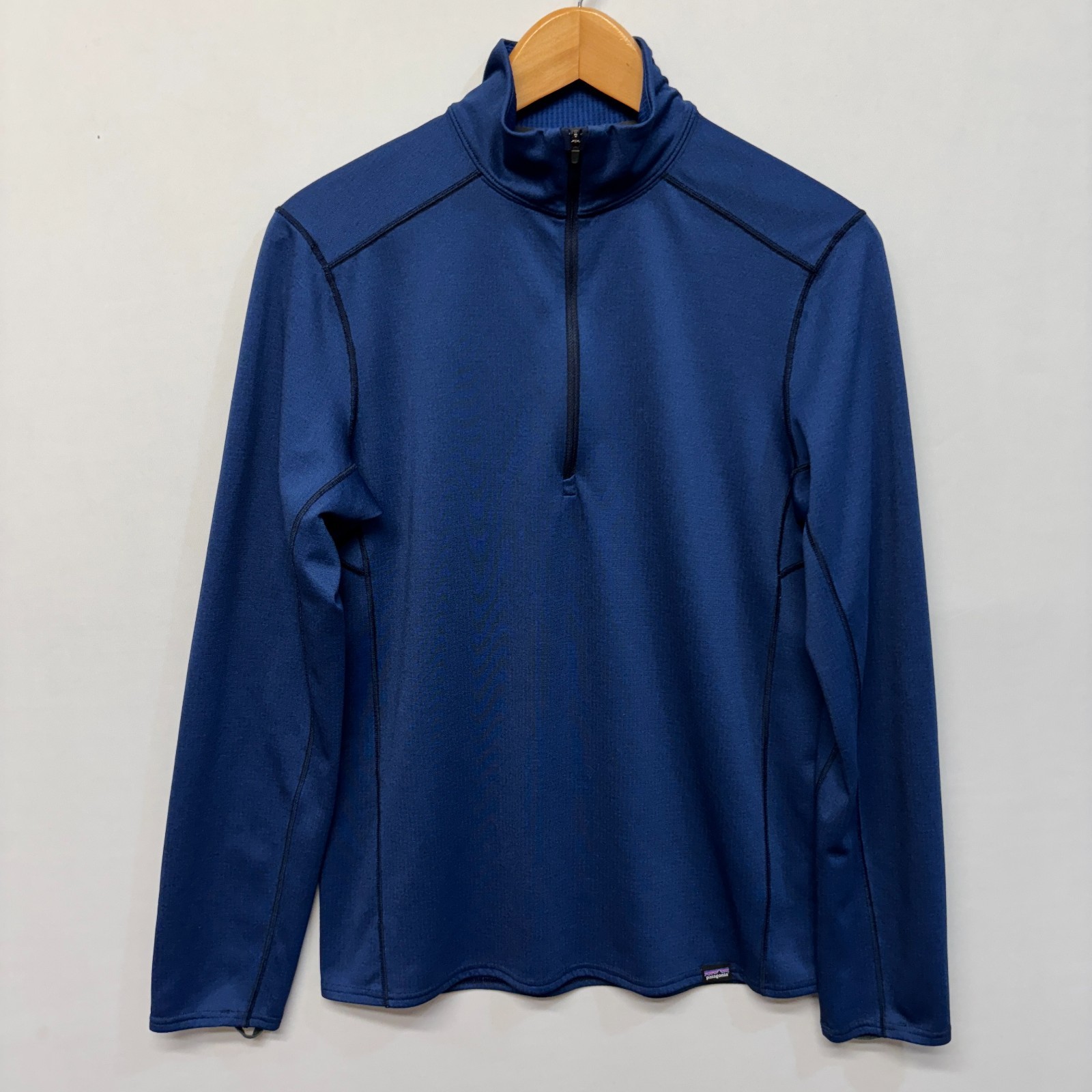 Patagonia Men Capilene Midweight Baselayer Top Shirt Size Small Blue D034 -11 gallery