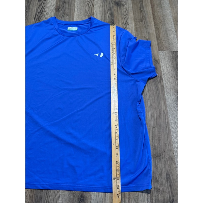 Grand Slam Performance Mens XXL Blue Shirt Adult Athletic Short Sleeve Excellent gallery