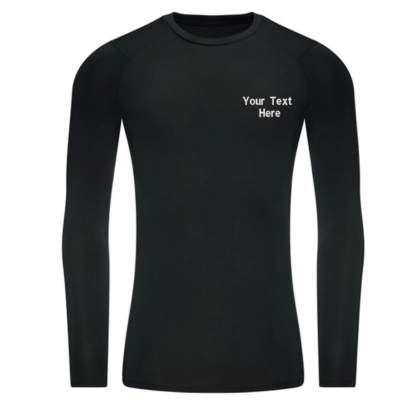 Personalised Custom Embroidered Just Cool Awdis Active Recycled Baselayer Sports gallery