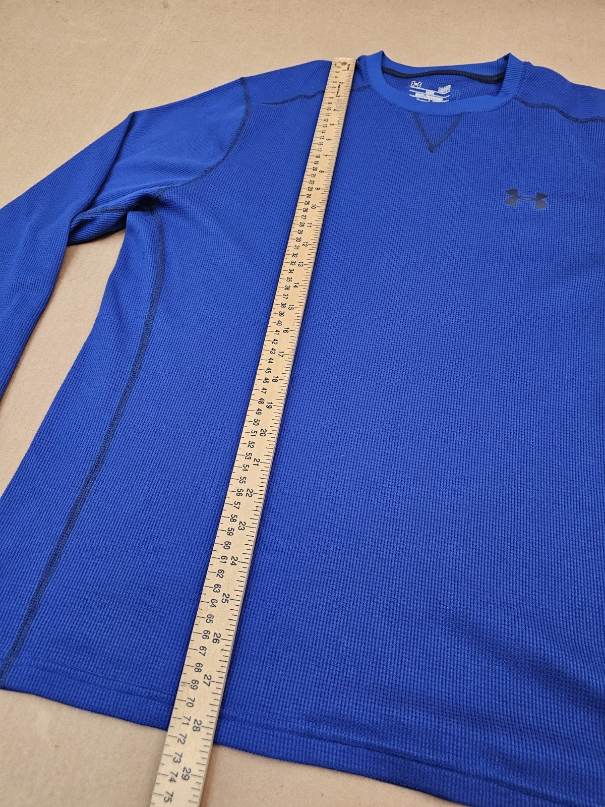 Under Armour ColdGear Mens Large Waffle Knit Thermal Long Sleeve 1253061 gallery