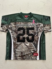 Size Large – FW25 Supreme Breast Cancer Awareness Football Jersey Green IN HAND