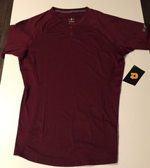 NWT M DeMarini Comotion Performance Baseball Shirt Men’s Medium Maroon softball