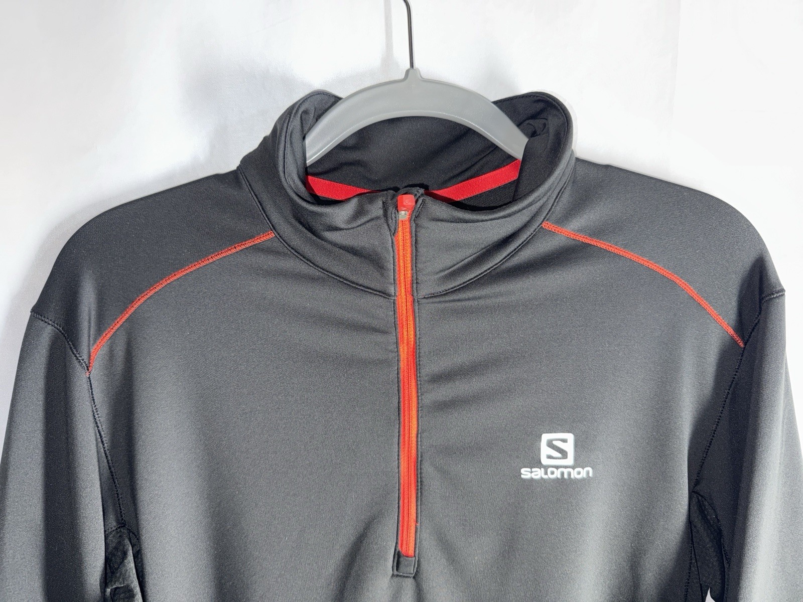 Salomon Men’s Agile Warm Half-Zip Mid Layer Shirt - Size L gallery
