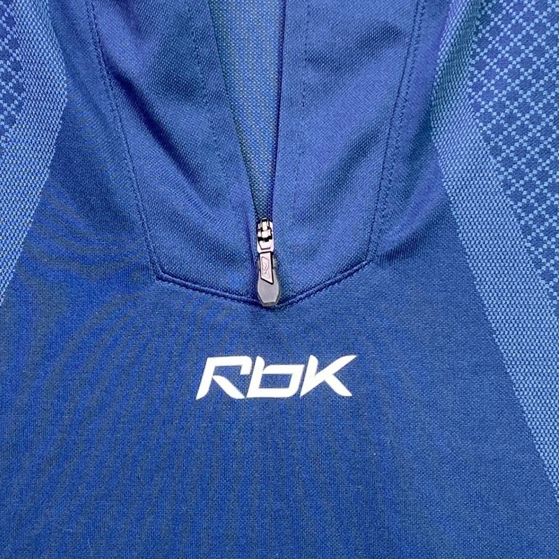 Reebok RBK Shirt Mens Medium Athletic Athleisure Quarter Zip Performance gallery