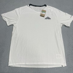 Nike Running Shirt Mens XL White Trail Solar Chase Dri-Fit DV9305-121