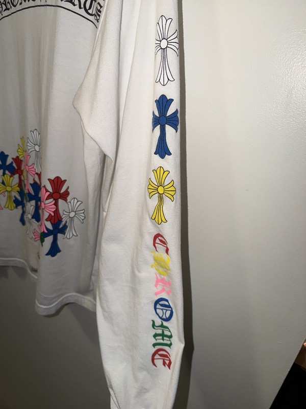 Chrome Hearts Multicolor Cross Long Sleeve T-Shirt - Size M gallery