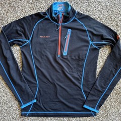 Mammut Eiger Extreme Norwand Advanced Half Zip Pullover Baselayer Mens Large