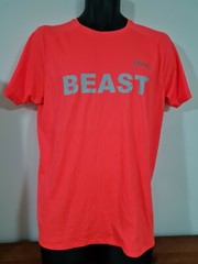 Asics Active Wear Men’s Shirt Motiondry motion dry Sz M Orange/pink BEAST