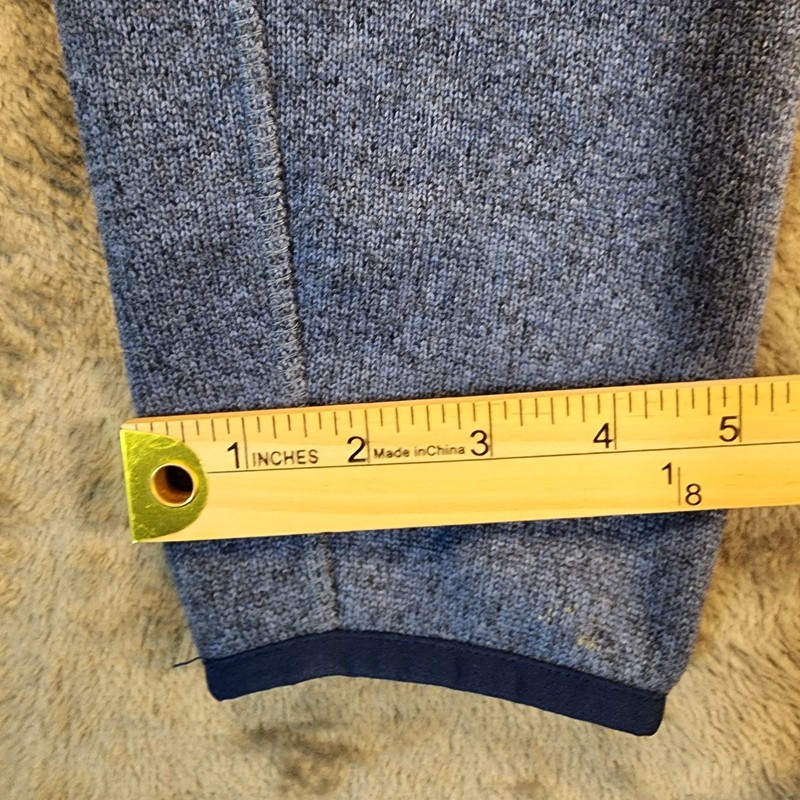 Vineyard Vines Men's Medium Blue Shep Shirt Quarter-Zip Terry Pullover Whale gallery
