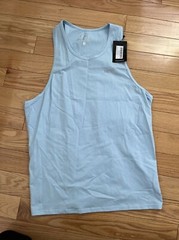New Boohoo Man Active Luxe Tank Light Blue Mens size XL