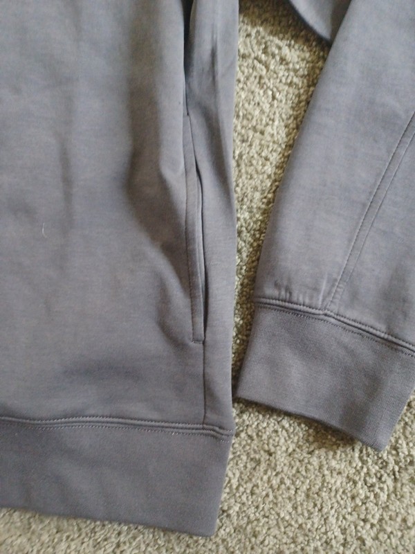 Pyscho Bunny Zeke 1/4 Zip Mock Pullover Men's Medium Blackened Pearl $148 gallery