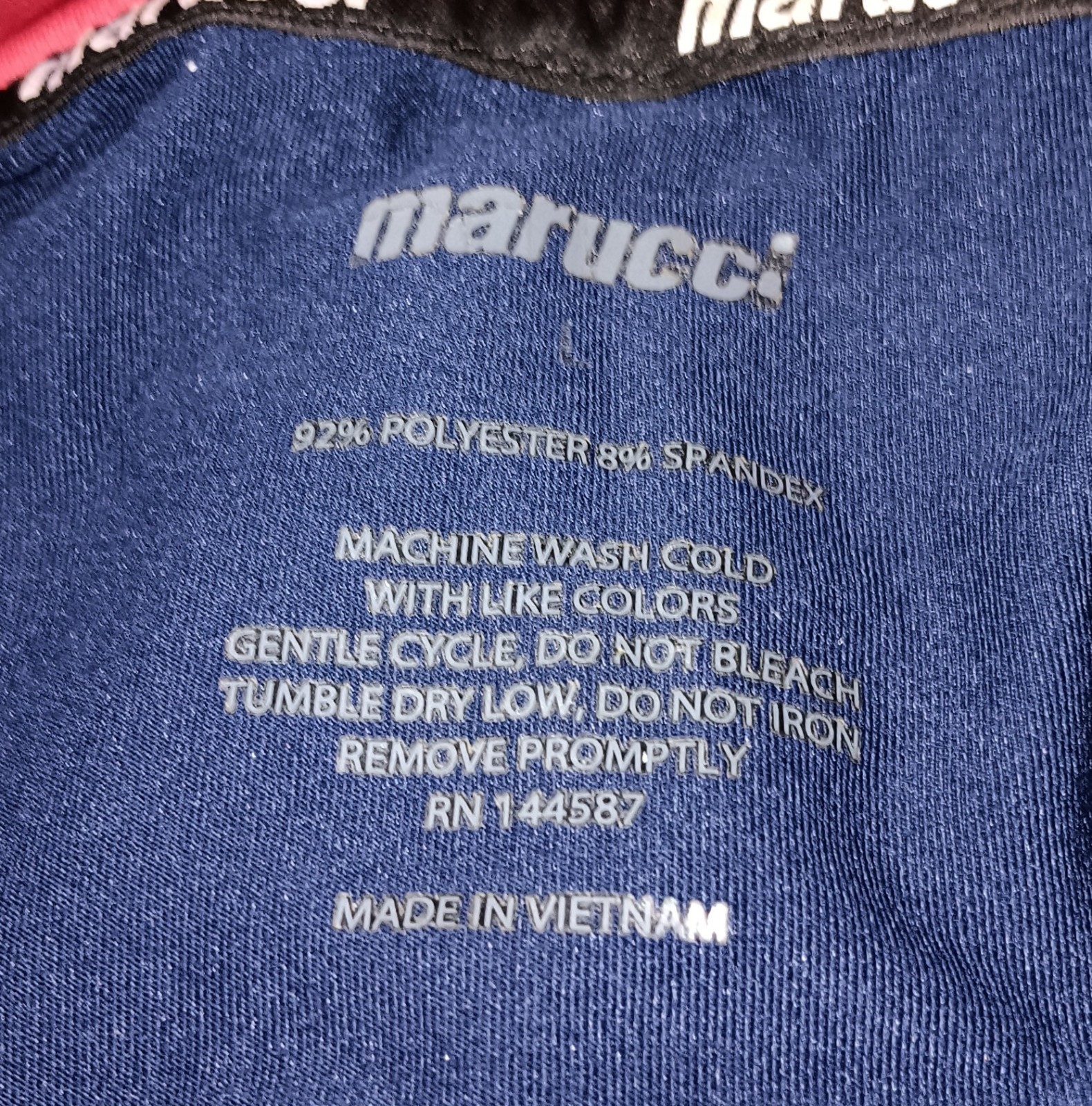 Marucci Navy & Red Short Sleeve Athletic Shirt S Baseball gallery