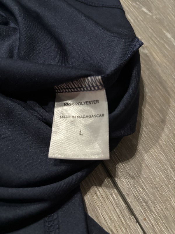 USA Wrestling 1/4 Zip Pullover Lightweight Shirt. Mens L. Navy Blue. gallery
