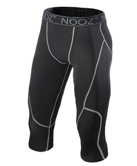 NOOZ Men’s Pro Compression 3/4 Biking Running Short Tights Pants
