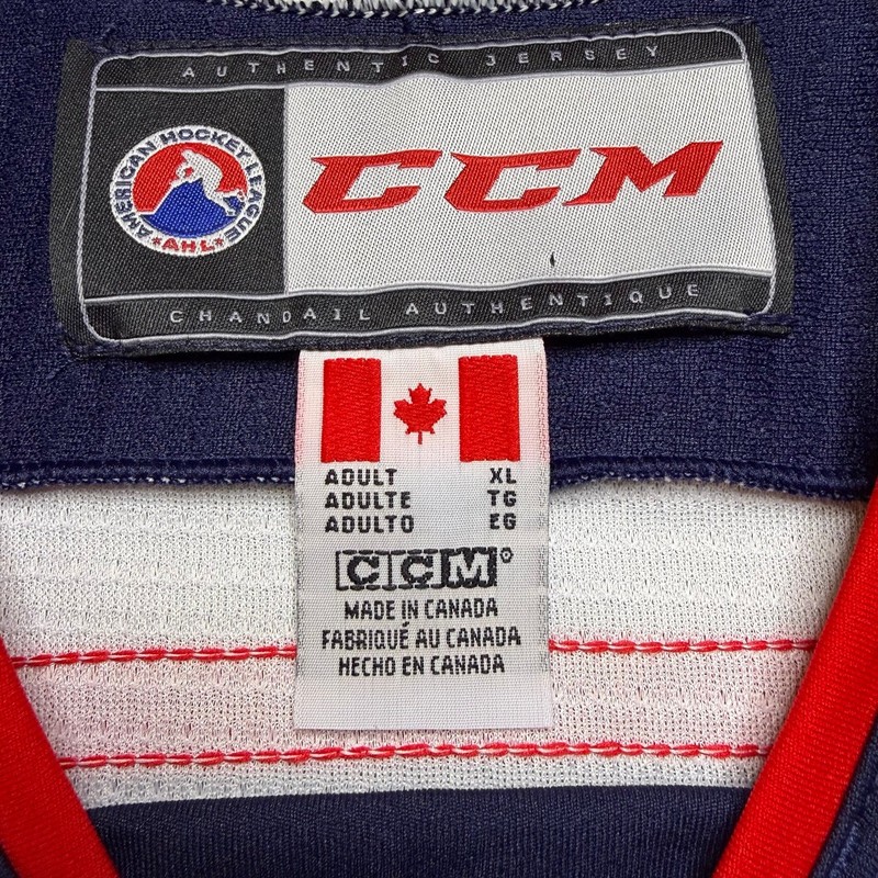 Cleveland Monsters Columbus Blue Jackets Alternate XL AHL Blank Hockey Jersey gallery