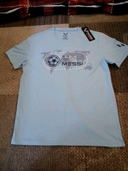 Messi Collection “Worldwide Legend” Lionel Messi Blue Soccer T-Shirt Men’s M NEW
